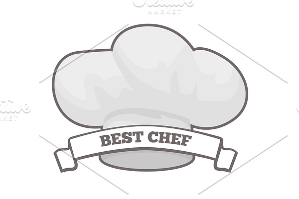Best Chef Cooking Hat Icon Vector