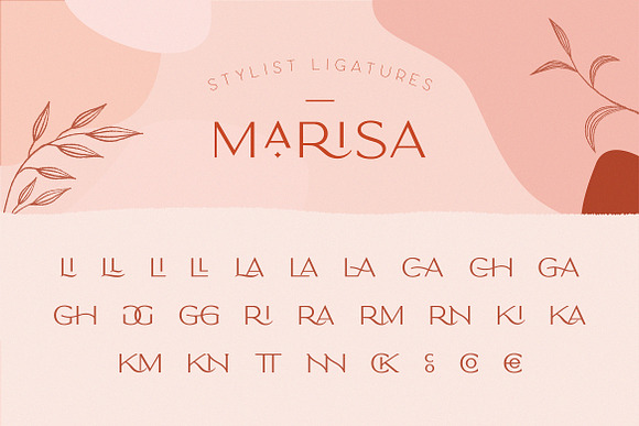 Classy Marisa - Elegant Typeface in Sans-Serif Fonts - product preview 4