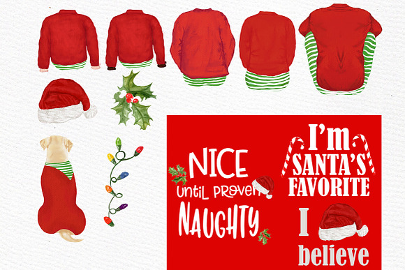 Christmas family Santa Family in Illustrations - product preview 1