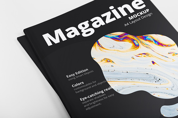 A4 Magazine Mockup 02 in Print Mockups - product preview 1