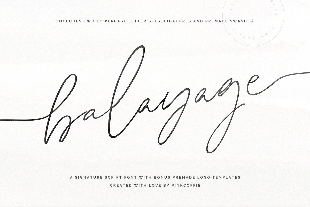 Balayage Script + Logo Templates in Display Fonts - product preview 8