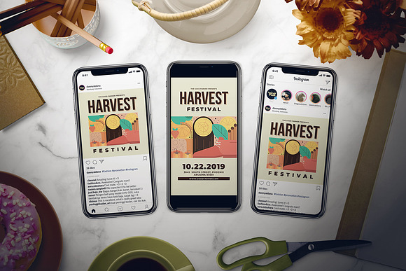 Harvest Festival Flyer Set in Flyer Templates - product preview 1
