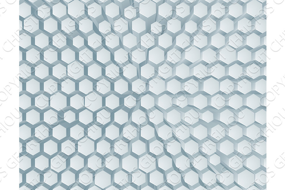 Hexagon Honeycomb Abstract Geometric in Illustrations - product preview 8
