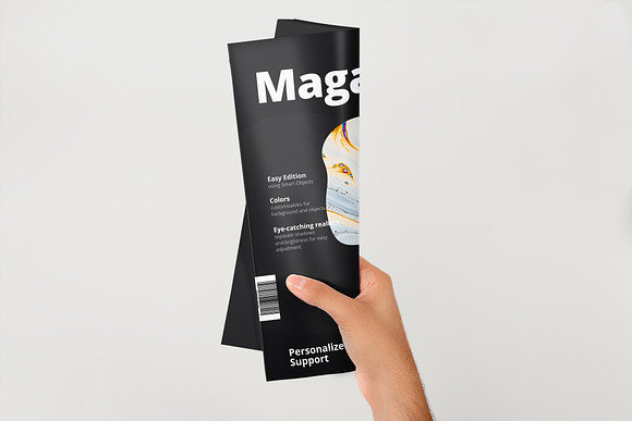 A4 Magazine Mockup 06 in Print Mockups - product preview 1