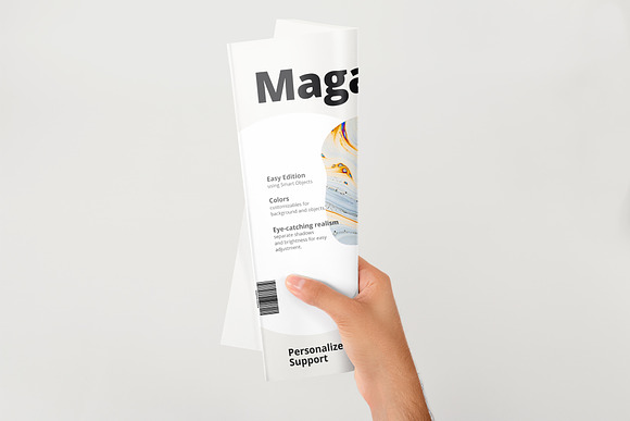 A4 Magazine Mockup Pack in Print Mockups - product preview 5