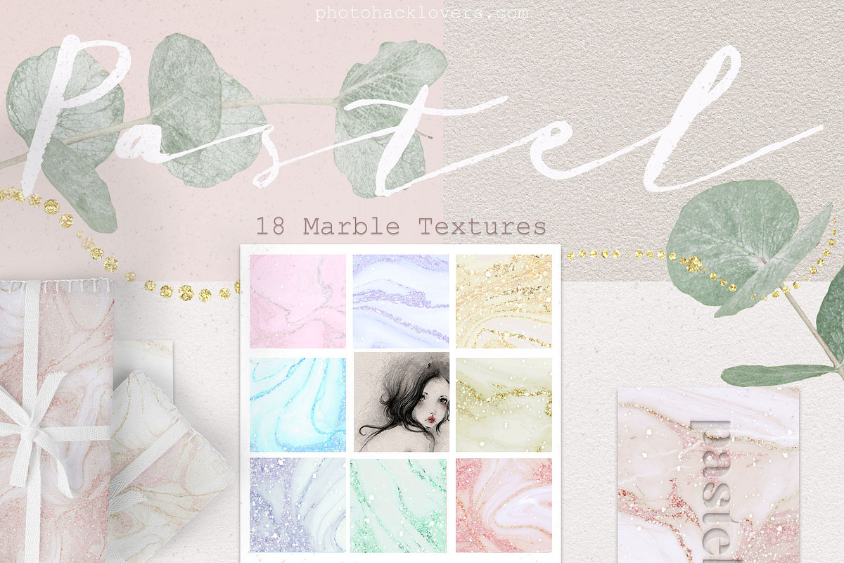 Pastel Marble Textures in Textures - product preview 8
