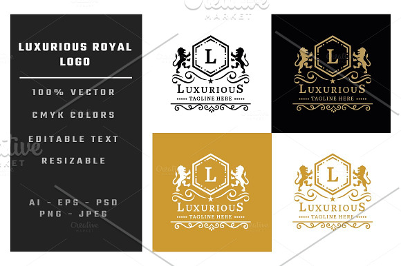 Luxurious Royal Logo in Logo Templates - product preview 4
