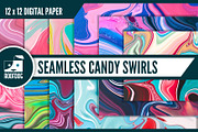Seamless liquid candy pattern tiles