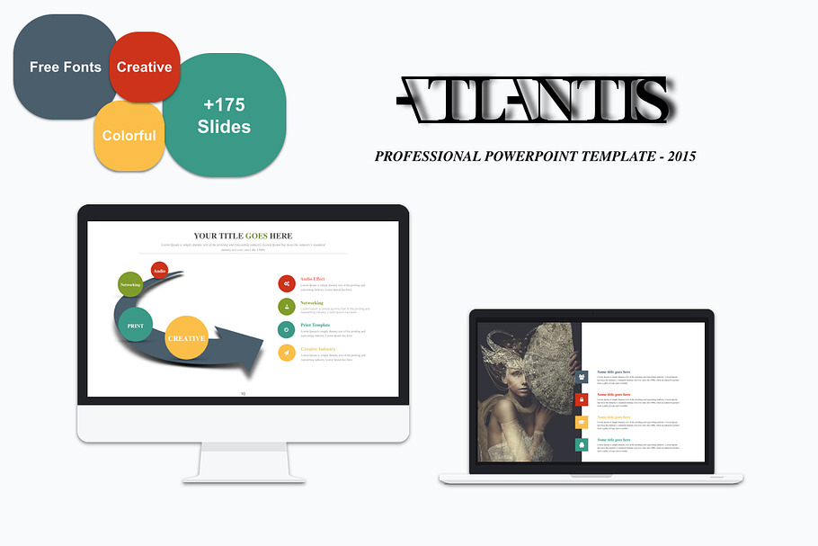 Atlantis Powerpoint Template in PowerPoint Templates - product preview 8