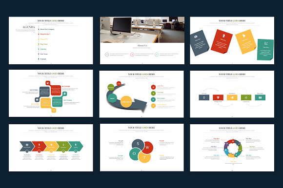 Atlantis Powerpoint Template in PowerPoint Templates - product preview 3