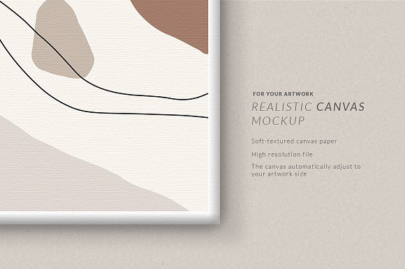 Frame and Canvas Mockup Set in Scene Creator Mockups - product preview 4