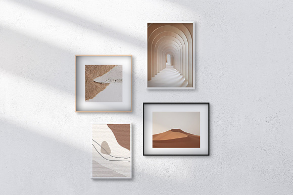 Frame and Canvas Mockup Set in Scene Creator Mockups - product preview 6