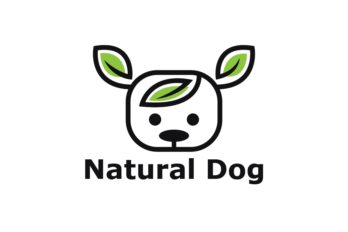 Natural Dog Logo Template Creative Logo Templates Creative Market