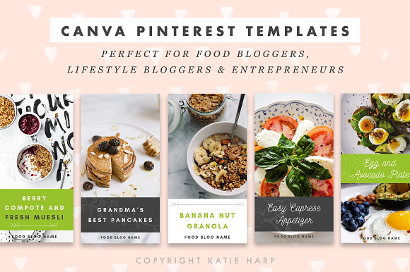 Pinterest Templates - Foodie in Pinterest Templates - product preview 1