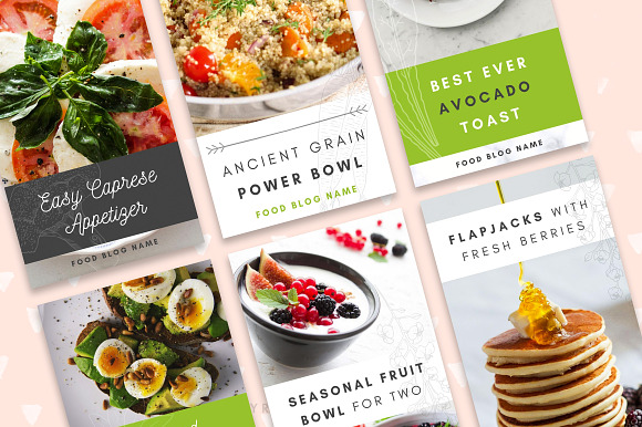 Pinterest Templates - Foodie in Pinterest Templates - product preview 3