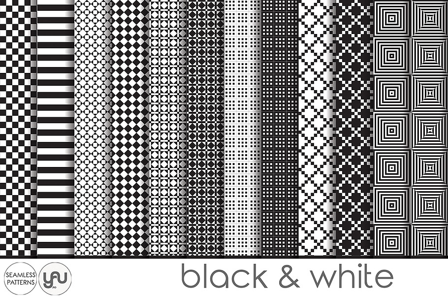 Black and White digital paper