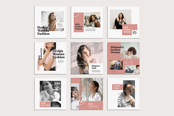 Fashion Instagram Templates in Instagram Templates - product preview 4