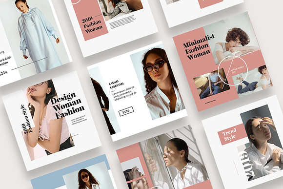 Fashion Instagram Templates in Instagram Templates - product preview 9