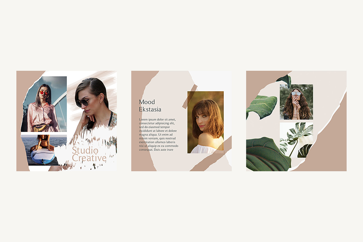 Moody Instagram Templates in Instagram Templates - product preview 8