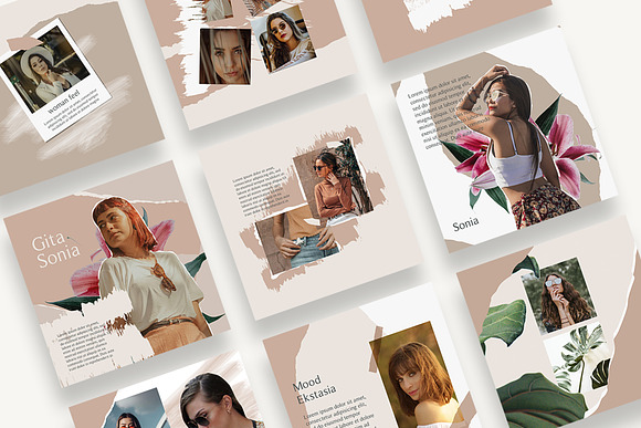 Moody Instagram Templates in Instagram Templates - product preview 7
