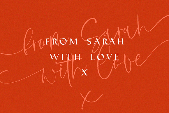 LOVE NOTES | FONT COLLECTION in Serif Fonts - product preview 3