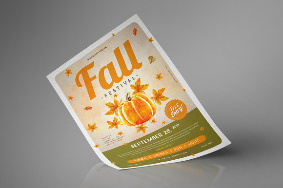 Fall Festival Flyer in Flyer Templates - product preview 4
