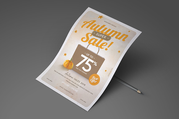 Autumn Sale Flyer in Flyer Templates - product preview 1