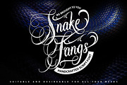 Snake Fangs | Handcrafted Font