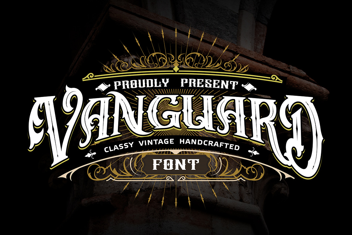 Vanguard | Classy Vintage Handcrafte in Blackletter Fonts - product preview 8