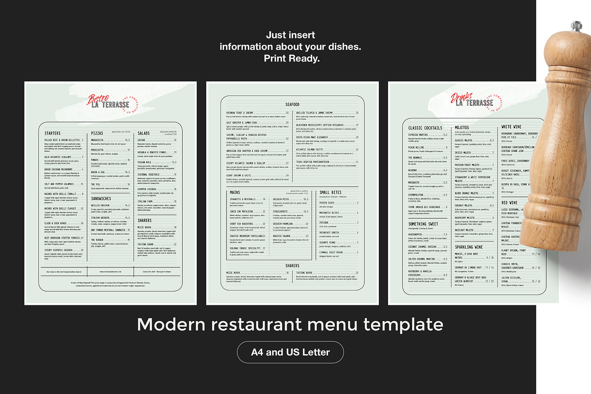 Restaurant Menu in Templates - product preview 8