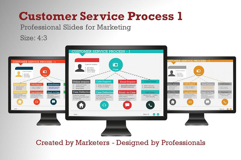 Customer Service Process 1 in PowerPoint Templates - product preview 8