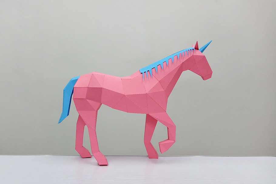 DIY Unicorn - 3d papercraft