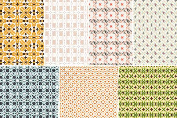 Set of 30 geometric patterns in Patterns - product preview 3