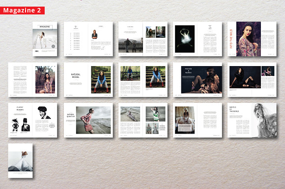 A5 Magazine Bundle in Magazine Templates - product preview 2