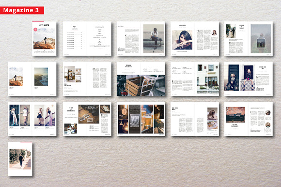 A5 Magazine Bundle in Magazine Templates - product preview 3