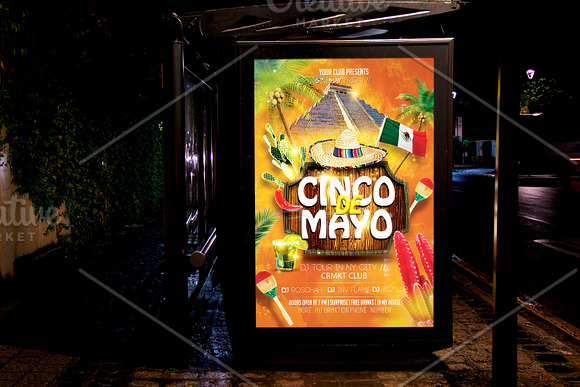 Cinco De Mayo Flyer in Flyer Templates - product preview 2