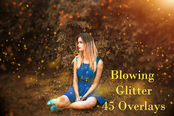 45 Blowing Glitter Overlays in Objects - product preview 1