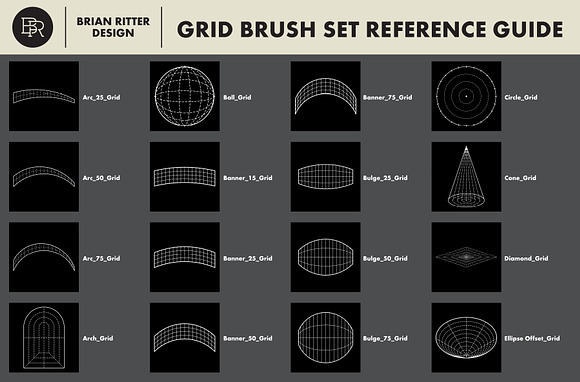 Drawing Grid Brushes for Procreate in Add-Ons - product preview 2
