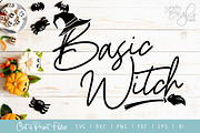 Basic Witch SVG Cut/Print Files