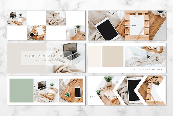 Facebook Bundle of 6 / Version #1 in Facebook Templates - product preview 3