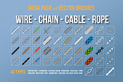 Wire Chain Cable Rope Brushes