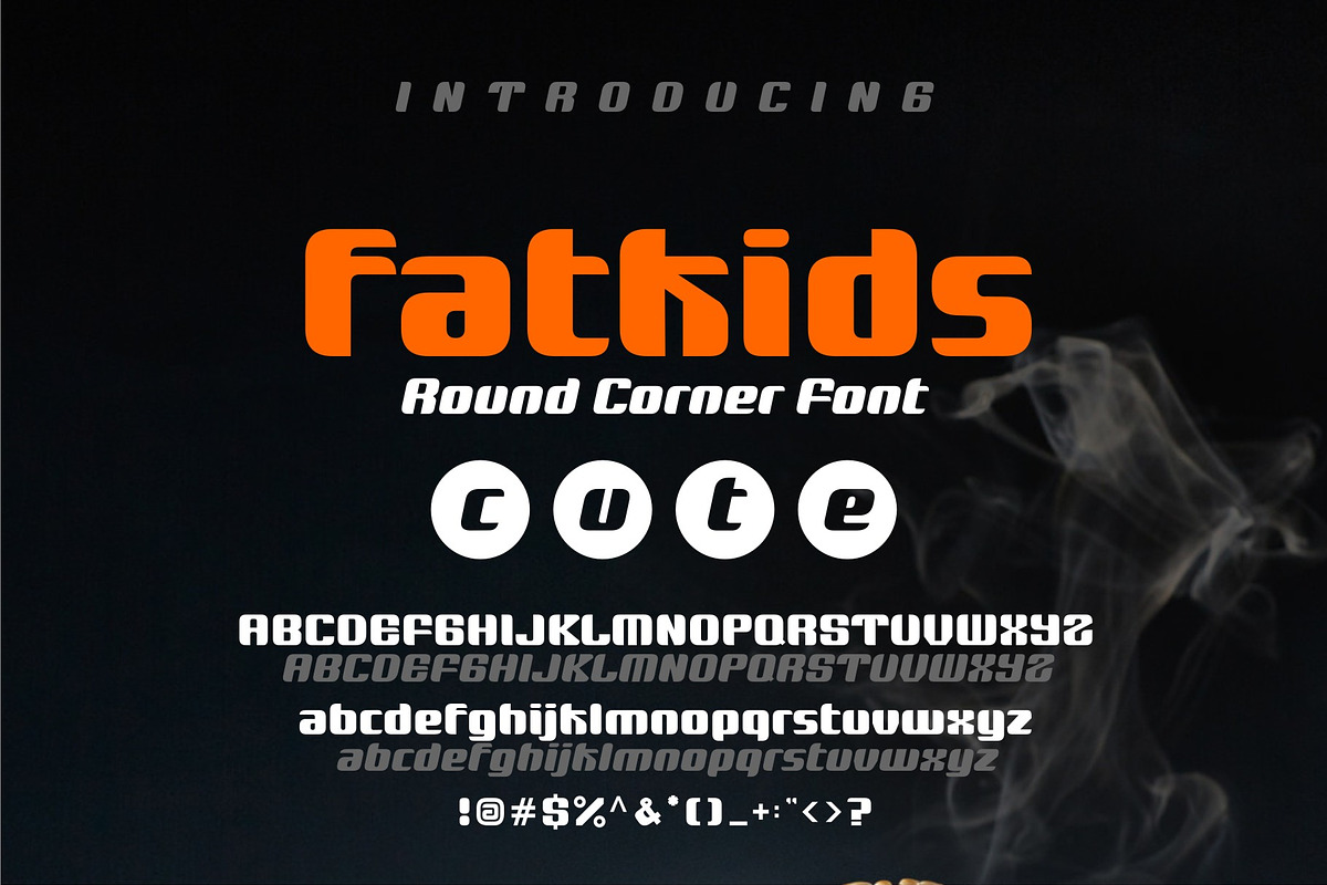 Fatkids in Display Fonts - product preview 8