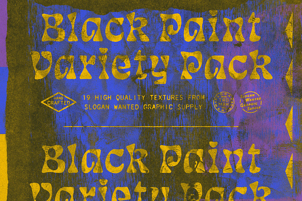 Black Paint Variety Pack | Textures