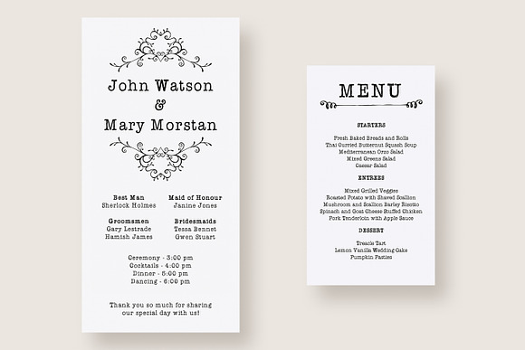 Vintage Typewriter Wedding Suite in Wedding Templates - product preview 1
