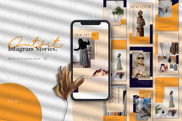 Outfit Instagram Stories Template in Instagram Templates - product preview 4