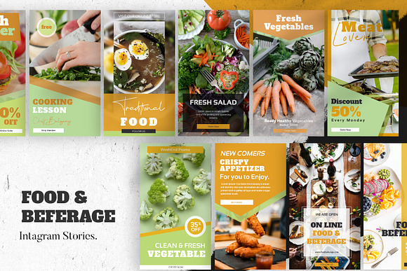 Food & Beferage Instagram Stories in Instagram Templates - product preview 3