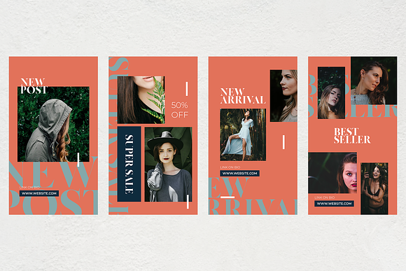 Fashion Instagram Templates in Instagram Templates - product preview 5