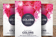 Electro Colors Flyer Template