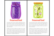 Preserved Food Posters, Blueberry