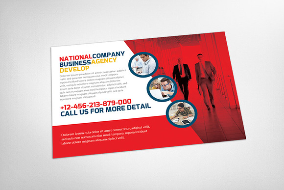 Agency Corporate Business Postcard in Postcard Templates - product preview 2